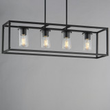 Maxim - 10288CLBK - Four Light Linear Pendant - Lateral - Black