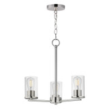 Maxim - 10287CLSN - Three Light Chandelier - Lateral - Satin Nickel