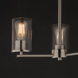 Maxim - 10287CLSN - Three Light Chandelier - Lateral - Satin Nickel