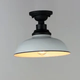Maxim - 35110WTBK - One Light Outdoor Ceiling Mount - Granville - White / Black