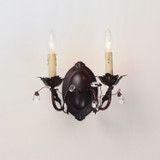 Maxim - 2857OI - Two Light Wall Sconce - Elegante - Oil Rubbed Bronze