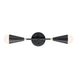 Maxim - 11262BKSBR/BUL - LED Wall Sconce - Lovell - Black / Satin Brass