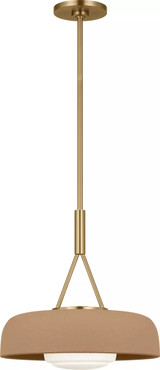Visual Comfort Studio - SCRJPD167EBSTSOEG - One Light Pendant - Liora - Estate Brass