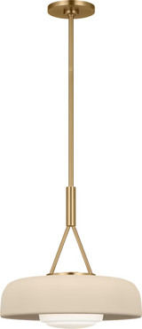 Visual Comfort Studio - SCRJPD167EBSISOEG - One Light Pendant - Liora - Estate Brass