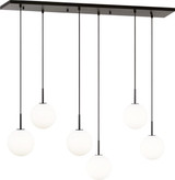 Visual Comfort Studio - SCRJLS208AIOEG - Six Light Linear Chandelier - Sorelle - Aged Iron