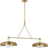 Visual Comfort Studio - SCRJLS171EBSOEG - Two Light Linear Chandelier - Liora - Estate Brass