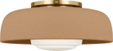 Visual Comfort Studio - SCRJFM169EBSTSOEG - One Light Flush Mount - Liora - Estate Brass