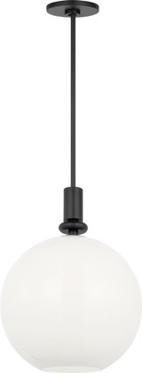 Visual Comfort Studio - SCDJPD144MBKMG - One Light Pendant - Malcolm - Midnight Black