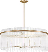 Visual Comfort Studio - SCDJCH143SBCAR - Six Light Chandelier - Finley - Satin Brass