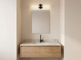 Visual Comfort Studio - SLW1092MBK - LED Wall Sconce - Silas - Midnight Black | Midnight Black