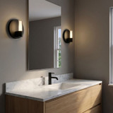 Visual Comfort Studio - SLW1071MBK - LED Wall Sconce - Silas - Midnight Black | Midnight Black