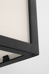 Visual Comfort Studio - SLO1371TXB - LED Wall Lantern - Sesha - Textured Black | Textured Black