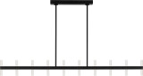 Visual Comfort Studio - SLC11120MBK - LED Linear Pendant - Silas - Midnight Black | Midnight Black
