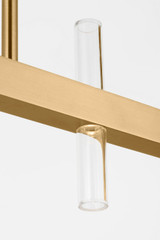 Visual Comfort Studio - SLC11120BBS - LED Linear Pendant - Silas - Burnished Brass | Burnished Brass