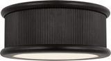 Visual Comfort Studio - PCF1033AI - Three Light Flush Mount - Ritz - Aged Iron | Aged Iron