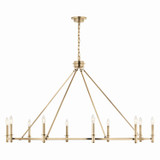 Kichler - 52707CPZ - Ten Light Chandelier - Carrick - Champagne Bronze