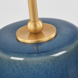 Visual Comfort Studio - KST1241DOC - One Light Table Lamp - Lauren - Deep Ocean Crackle | Deep Ocean Crackle