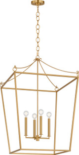 Visual Comfort Studio - KSC1204BBS - Four Light Lantern - Carlyle - Burnished Brass | Burnished Brass