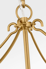 Visual Comfort Studio - KSC1183MBK - Three Light Lantern - Carlyle - Midnight Black | Burnished Brass