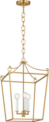 Visual Comfort Studio - KSC1183BBS - Three Light Lantern - Carlyle - Burnished Brass | Burnished Brass