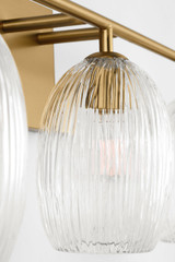 Visual Comfort Studio - HV1003BBS - Three Light Bath - Serafina - Burnished Brass | Burnished Brass