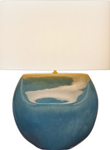 Visual Comfort Studio - HT1161DOC - One Light Table Lamp - Pente - Deep Ocean Crackle | Deep Ocean Crackle