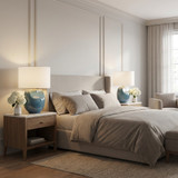 Visual Comfort Studio - HT1161DOC - One Light Table Lamp - Pente - Deep Ocean Crackle | Deep Ocean Crackle