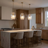 Visual Comfort Studio - HP1001BBS - One Light Pendant - Serafina - Burnished Brass | Burnished Brass