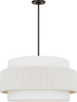 Visual Comfort Studio - EP1184AI - Four Light Hanging Shade - Belaro - Aged Iron | Aged Iron