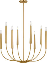 Visual Comfort Studio - EC1198BBS - Eight Light Chandelier - Lois - Burnished Brass | Burnished Brass