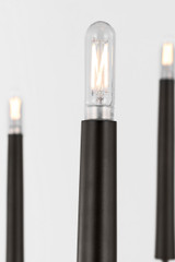 Visual Comfort Studio - EC1198AI - Eight Light Chandelier - Lois - Aged Iron | Aged Iron