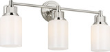 Visual Comfort Studio - CV1113PN - Three Light Bath - Ashford - Polished Nickel | Polished Nickel