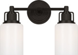 Visual Comfort Studio - CV1112AI - Two Light Bath - Ashford - Aged Iron | Aged Iron
