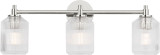 Visual Comfort Studio - CV1093PN - Three Light Bath - Barstow - Polished Nickel | Polished Nickel