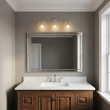Visual Comfort Studio - CV1093PN - Three Light Bath - Barstow - Polished Nickel | Polished Nickel