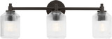 Visual Comfort Studio - CV1093AI - Three Light Bath - Barstow - Aged Iron | Aged Iron