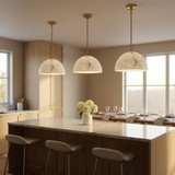 Visual Comfort Studio - CP1481BBS - One Light Pendant - Savina - Burnished Brass | Burnished Brass