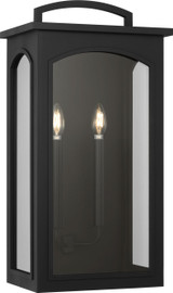 Visual Comfort Studio - CO1572TXB - Two Light Wall Lantern - Modesto - Textured Black | Textured Black