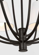 Visual Comfort Studio - CC18312AI - 12 Light Chandelier - Marina - Aged Iron | Aged Iron