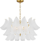 Visual Comfort Studio - CC1825BBS - Five Light Chandelier - Chloe - Burnished Brass | Burnished Brass