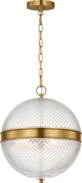 Visual Comfort Studio - AP1303BBS - Three Light Pendant - Lucinda - Burnished Brass | Burnished Brass