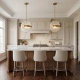 Visual Comfort Studio - AP1303BBS - Three Light Pendant - Lucinda - Burnished Brass | Burnished Brass