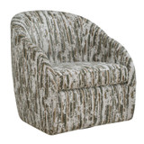 Uttermost - 53118 - Swivel Chair - Mari - Green, Caramel, And Ivory