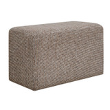 Uttermost - 53115 - Ottoman - Kelce - Caramel, Onyx, And Cream