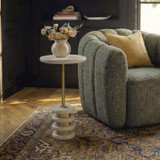 Uttermost - 51166 - Drink Table - Adames - Brushed Brass