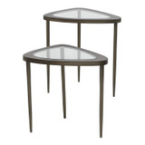Uttermost - 50346 - Nesting Tables, S/2 - Millar - Antiqued Brass