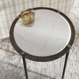 Uttermost - 50344 - Accent Table - Wren - Antique Brass