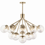 Kichler - 52702CPZCLR - 16 Light Chandelier Convertible - Silvarious - Champagne Bronze