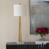 Uttermost - 30815-1 - One Light Buffet Lamp - Midas - Antique Brass