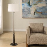 Uttermost - 30693 - One Light Floor Lamp - Tallarico - Antique Brass